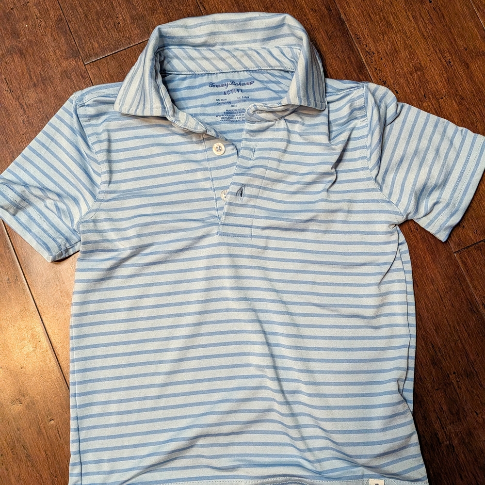 Tommy Bahama Youth Xs Collar Shirt Active